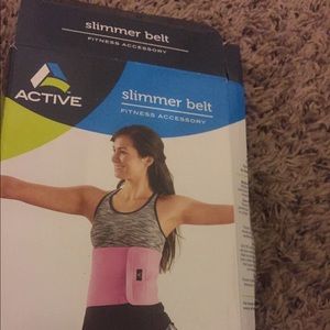 Active slimmer belt fitness accessory